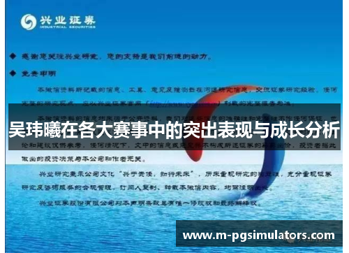 吴玮曦在各大赛事中的突出表现与成长分析