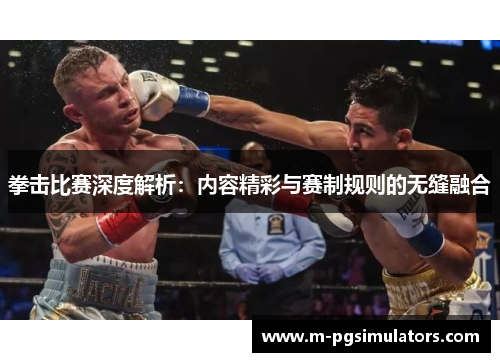 拳击比赛深度解析：内容精彩与赛制规则的无缝融合